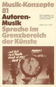 Cover von Autoren-Musik