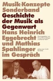 Cover von Geschichte der Musik als Gegenwart