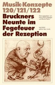 Cover von Bruckners Neunte im Fegefeuer der Rezeption