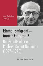 Cover von 'Einmal Emigrant - immer Emigrant?'