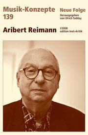 Cover von Aribert Reimann