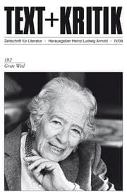 Cover von Grete Weil