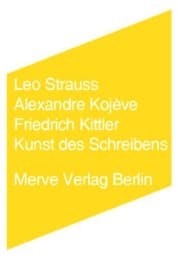 Cover von Kunst des Schreibens