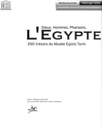 Cover von L'Egypte.Dieux.Hommes.Pharaons