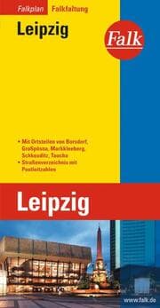 Cover von Falk Stadtplan Falkfaltung Leipzig 1:22.500