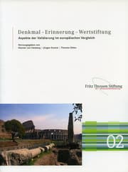 Cover von Denkmal - Erinnerung - Wertstiftung