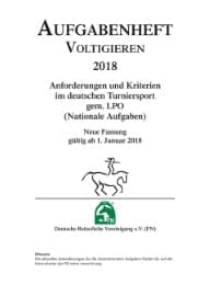 Cover von Aufgabenheft Voltigieren 2018