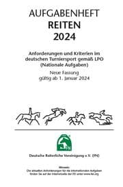 Cover von Austauschseiten zum Aufgabenheft - Reiten 2024