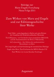 Cover von Zum Wirken von Marx und Engels und zur Editionsgeschichte ihrer Werke