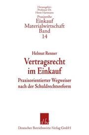 Cover von Vertragsrecht im Einkauf.