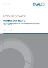 Cover von Merkblatt DWA-M 229-2 Systeme zur Belüftung und Durchmischung von Belebungsanlagen Teil 2: Betrieb