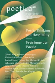 Cover von Poetic Thinking and Hospitality - Freiräume der Poesie