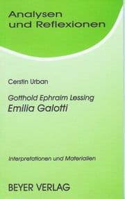 Cover von Gotthold Ephraim Lessing: Emilia Galotti