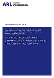 Cover von Analysing, assessing and safeguarding Alpine open spaces through spatial planning.