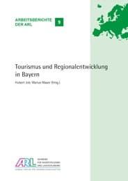 Cover von Tourismus und Regionalentwicklung in Bayern