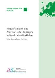 Cover von Neuaufstellung des Zentrale-Orte-Konzepts in Nordrhein-Westfalen