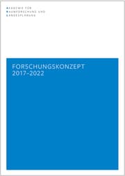 Cover von Forschungskonzept 2017-2022