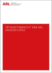 Cover von Tätigkeitsbericht der ARL 2020/2021/2022