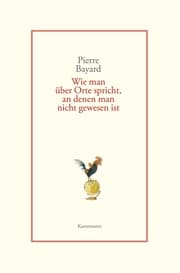 Cover von Wie man über Orte spricht, an denen man nie gewesen ist