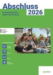 Cover von Abschluss 2026 - Hauptschule Baden-Württemberg - Aufgabenband