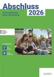Cover von Abschluss 2026 - Hauptschule Baden-Württemberg - Lösungsband