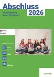 Cover von Abschluss 2026 - Realschule Baden-Württemberg - Aufgabenband