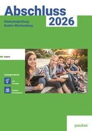 Cover von Abschluss 2026 - Realschule Baden-Württemberg - Lösungsband