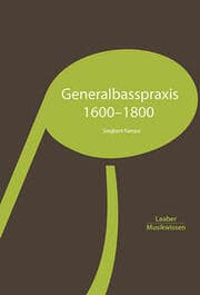 Cover von Generalbasspraxis 1600-1800