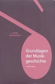 Cover von Grundlagen der Musikgeschichte