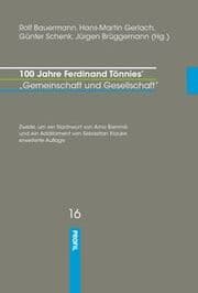 Cover von 100 Jahre Ferdinand Tönnies Gemeinschaft und Gesellschaft