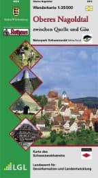 Cover von Wanderkarte 1:35000 Oberes Nagoldtal