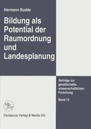 Cover von Bildung als Potential der Raumordnung und Landesplanung