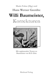 Cover von Willi Baumeister, Korrekturen