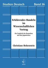 Cover von Erklärendes Handeln im Wissenschaftlichen Vortrag