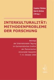 Cover von Interkulturalität: Methodenprobleme der Forschung