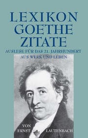 Cover von Lexikon Goethe Zitate
