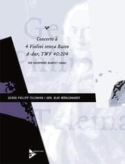 Cover von Concerto à 4 Violini senza Basso A-Dur
