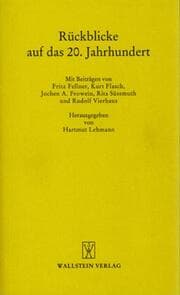 Cover von Rückblicke auf das 20. Jahrhundert