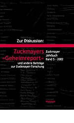 Cover von Zur Diskussion: Zuckmayers 'Geheimreport' und andere Beiträge zur Zuckmayer-Forschung