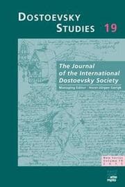 Cover von Dostoevsky Studies, Volume 19/2015