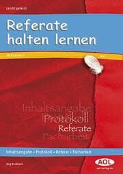 Cover von Referate halten lernen