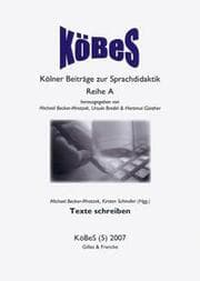Cover von Texte schreiben