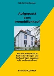 Cover von Aufgepasst beim Immobilienkauf