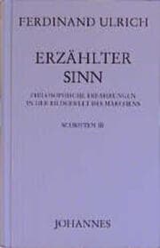Cover von Erzählter Sinn