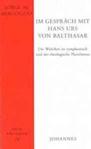 Cover von Im Gespräch mit Hans Urs von Balthasar
