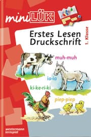Cover von miniLÜK - Erstes Lesen: Druckschrift