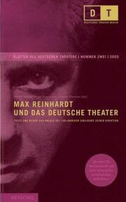 Cover von Max Reinhardt und das Deutsche Theater