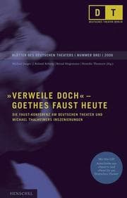 Cover von 'Verweile doch' - Goethes Faust heute