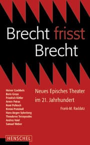 Cover von Brecht frisst Brecht