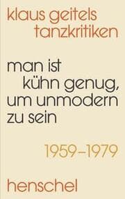 Cover von 'Man ist kühn genug, um unmodern zu sein'